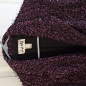 Joseph Ribkoff Jacket Womens Purple and Black Soft Size 12